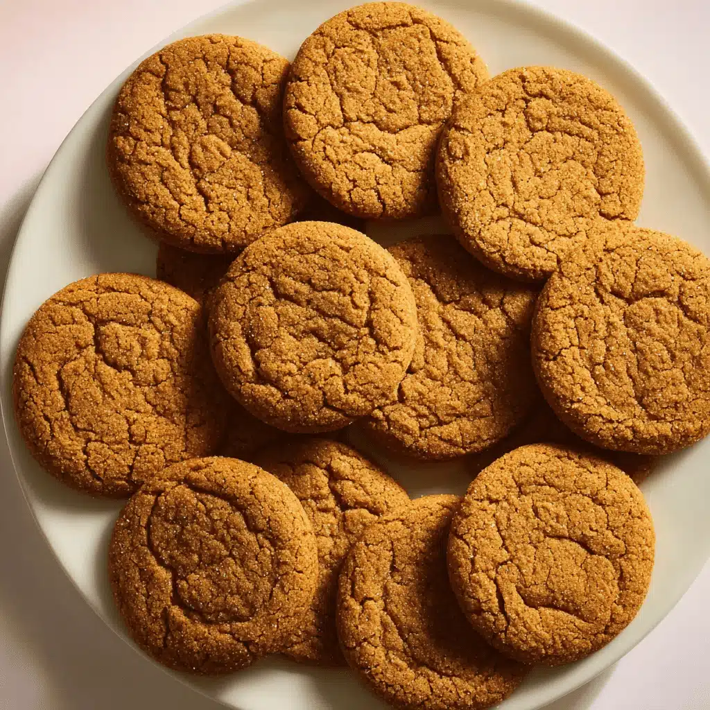 Big Soft Ginger Cookies cooling on rack