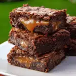 Chocolate Caramel Brownies dessert recipe
