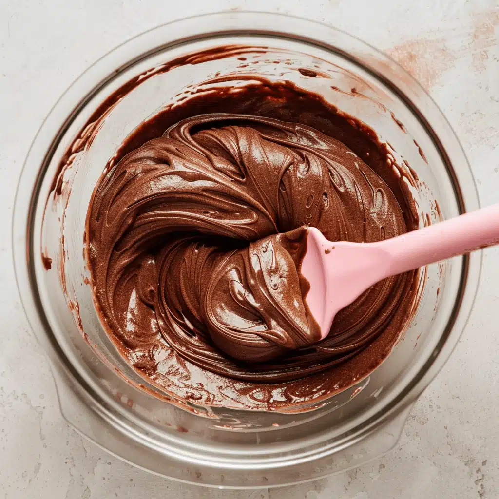 Whisking madeleine batter