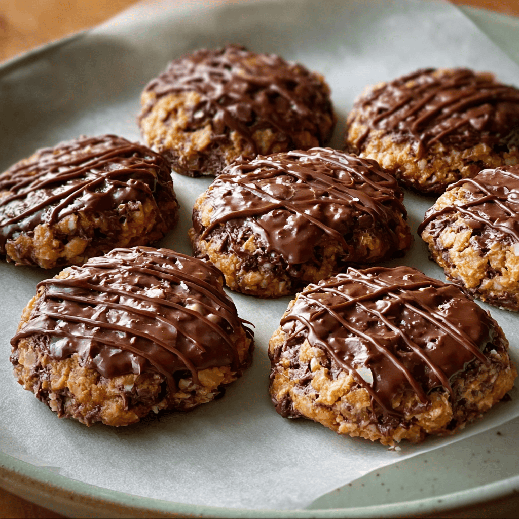 recipe card no bake cookies layout