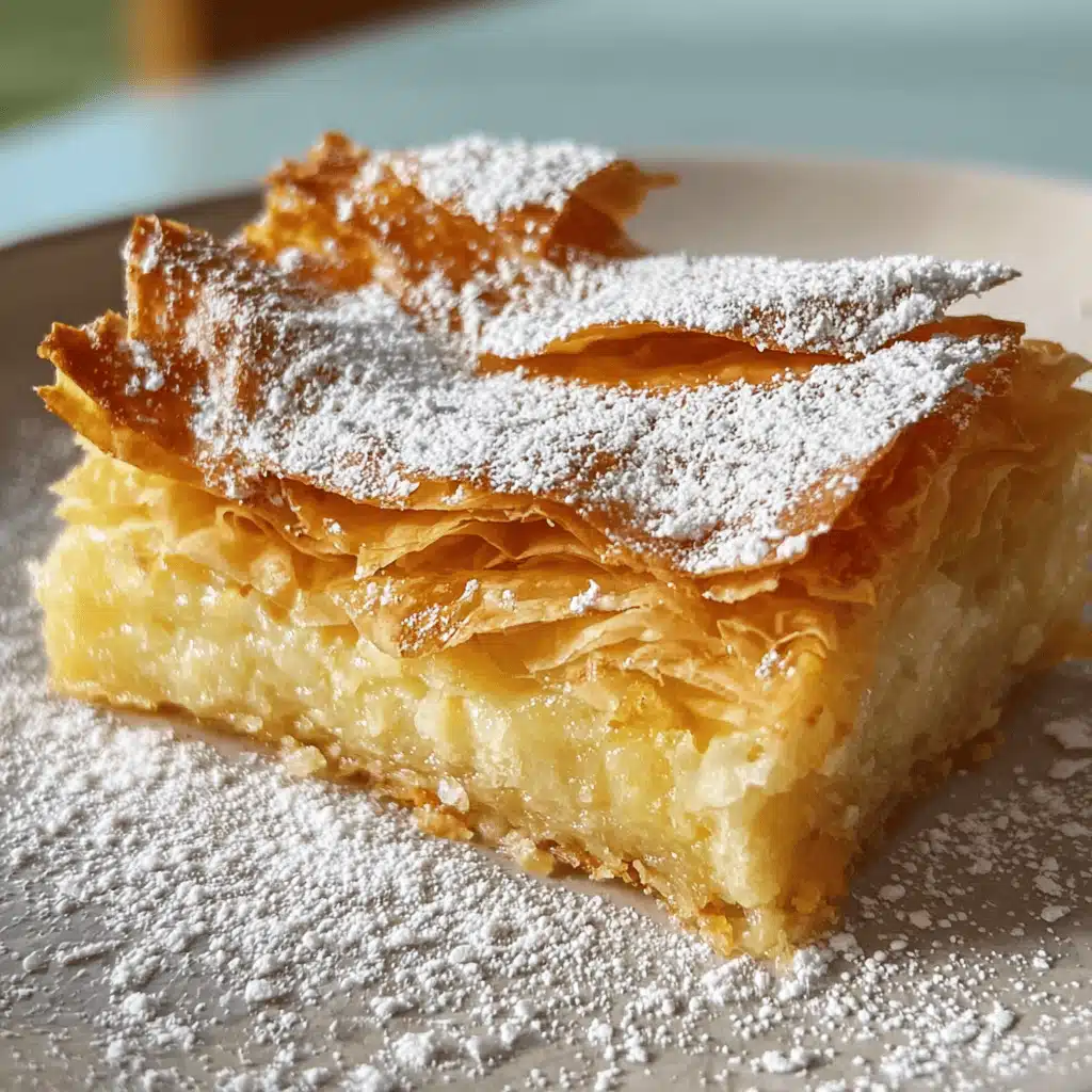 Bougatsa Recipe Served