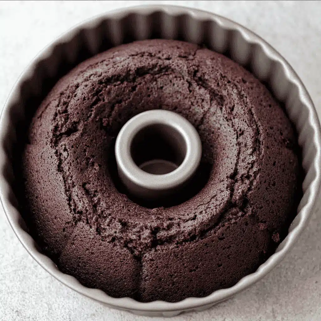 baking keto chocolate ricotta cake in a home kitchen