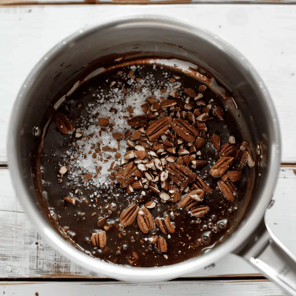 Pouring Keto Chocolate Filling
