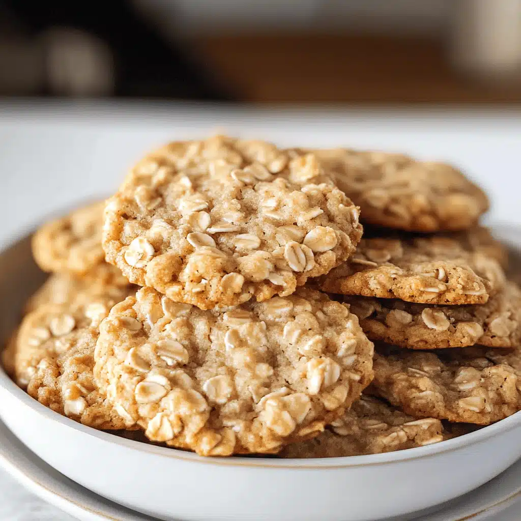 Stack of oatmeal cookies with milk