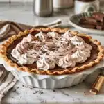 Chocolate Cream Pie homemade dessert