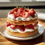 homemade strawberry shortcake dessert